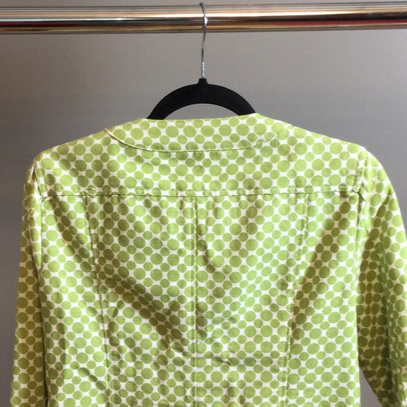4 Sunset Rd lime green polka dot jacket - Picture 6 of 16